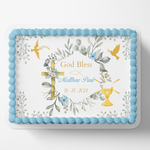 BAPTISM CAKE TOPPER CHRISTENING Cake topper edible image customizable