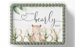 WE CAN BEARLY WAIT BABY SHOWER CAKE TOPPER