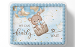 WE CAN BEARLY WAIT BABY SHOWER CAKE TOPPER