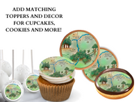 Copy of 100 Acre woods POOH BEAR CUPCAKE Toppers Baby Shower Cupcake toppers Pooh bear baby shower cake Vintage Pooh bear Cupcake toppers Edible Cupcake toppers