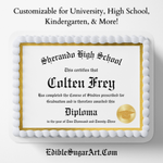 Graduation Cake Toppers Edible Image Graduation Dessert Toppers