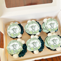 Elephant Baby Shower Cupcake Toppers