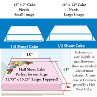 Cake topper edible image, cake topper, edible sugar art, cake sticker, frosting sheet