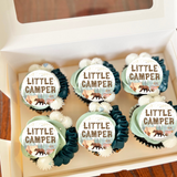 camping theme cupcake toppers