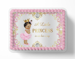 Princess Baby Shower Cake Topper