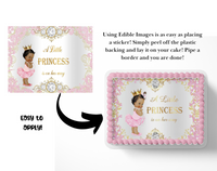 Princess Baby Shower Cake Topper