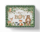 WOODLAND BABY SHOWER Cake Topper