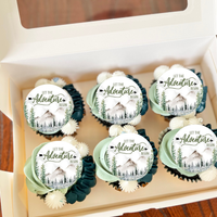 Adventure Begins Cupcake Toppers