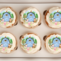 Farm Theme Baby SHower Cupcake Toppers