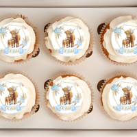 Highland Cow Cupcake Toppers