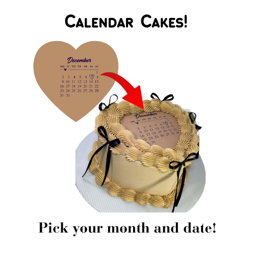 calendar cake topper birthday cake calendar