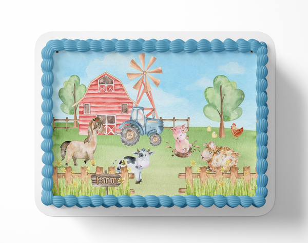 Farm Cake Topper