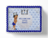 Prince Baby Shower Cake Topper