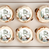 Oh Baby Adventure begins baby shower cupcake toppers