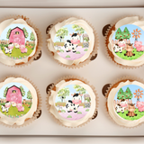 Farm Theme Baby SHower Cupcake Toppers