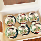 woodland cupcake topper