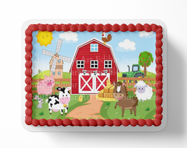 Farm Cake Topper