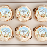 woodland cupcake toppers