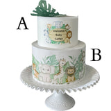 SAFARI BABY SHOWER Cake Edible Image Jungle Baby Shower cake topper Safari cake topper