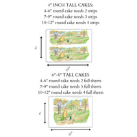 POOH BEAR BABY Shower Cake/Cake Wrap/Icing Sheet/Edible Image/pooh bear cake wrap/pooh bear icing sheet/pooh bear Party