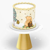 POOH BEAR BABY Shower Cake Edible Image/Icing Sheet/Edible Image/pooh bear cake wrap/pooh bear icing sheet/pooh bear cake topper