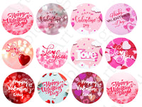 VALENTINE'S DAY CUPCAKE Toppers Edible Image Valentine cake topper Valentine cupcake topper Valentines cupcake toppers Love Decorations