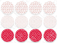 VALENTINE'S DAY CUPCAKE Toppers Edible Image Valentine's Day cake topper Valentine's Day cupcake topper Valentines cupcake toppers Love